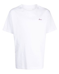 T-shirt à col rond imprimé blanc Off Duty