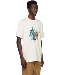 T-shirt à col rond imprimé blanc Ps By Paul Smith