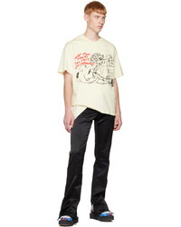 T-shirt à col rond imprimé blanc Charles Jeffrey Loverboy