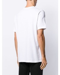 T-shirt à col rond imprimé blanc PS Paul Smith