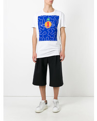T-shirt à col rond imprimé blanc Vivienne Westwood MAN