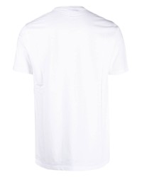 T-shirt à col rond imprimé blanc PS Paul Smith