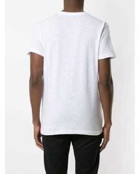 T-shirt à col rond imprimé blanc OSKLEN