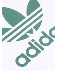 T-shirt à col rond imprimé blanc adidas