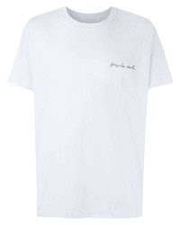 T-shirt à col rond imprimé blanc OSKLEN