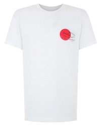 T-shirt à col rond imprimé blanc OSKLEN