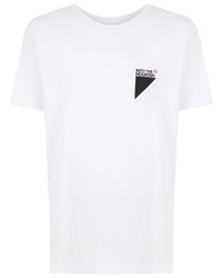 T-shirt à col rond imprimé blanc OSKLEN