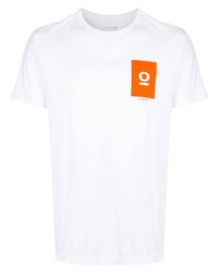 T-shirt à col rond imprimé blanc OSKLEN