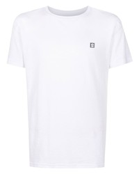 T-shirt à col rond imprimé blanc OSKLEN