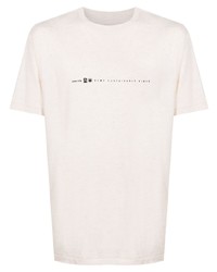 T-shirt à col rond imprimé blanc OSKLEN