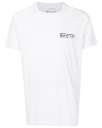 T-shirt à col rond imprimé blanc OSKLEN