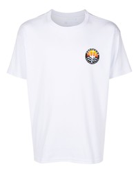 T-shirt à col rond imprimé blanc OSKLEN