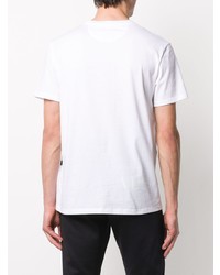 T-shirt à col rond imprimé blanc Valentino