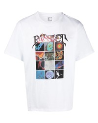 T-shirt à col rond imprimé blanc PACCBET