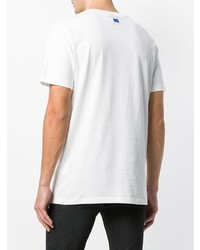 T-shirt à col rond imprimé blanc Études