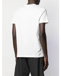 T-shirt à col rond imprimé blanc PS Paul Smith