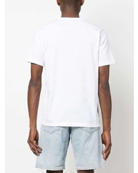 T-shirt à col rond imprimé blanc PS Paul Smith