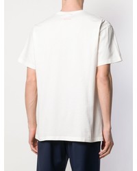 T-shirt à col rond imprimé blanc Paul Smith