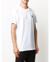 T-shirt à col rond imprimé blanc Off-White