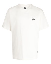 T-shirt à col rond imprimé blanc PATTA