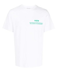 T-shirt à col rond imprimé blanc Perks And Mini