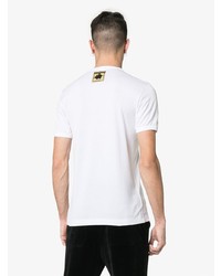 T-shirt à col rond imprimé blanc Dolce & Gabbana