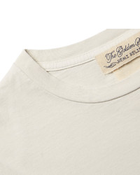 T-shirt à col rond imprimé blanc Remi Relief