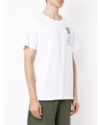 T-shirt à col rond imprimé blanc OSKLEN