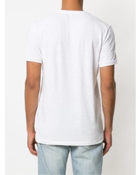 T-shirt à col rond imprimé blanc OSKLEN