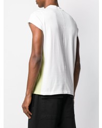 T-shirt à col rond imprimé blanc Rick Owens DRKSHDW