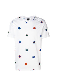 T-shirt à col rond imprimé blanc Ps By Paul Smith