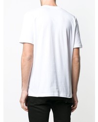 T-shirt à col rond imprimé blanc McQ Alexander McQueen