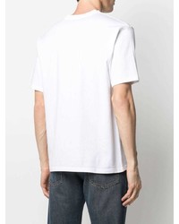 T-shirt à col rond imprimé blanc UNDERCOVE