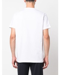 T-shirt à col rond imprimé blanc Paul Smith