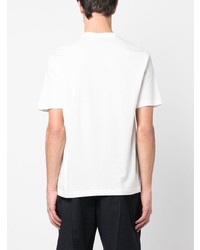 T-shirt à col rond imprimé blanc PS Paul Smith