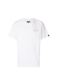 T-shirt à col rond imprimé blanc rag & bone