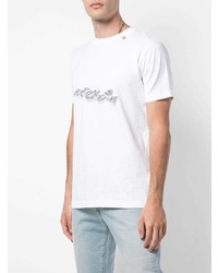 T-shirt à col rond imprimé blanc Off-White