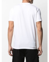 T-shirt à col rond imprimé blanc DSQUARED2