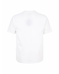 T-shirt à col rond imprimé blanc A Bathing Ape