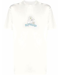 T-shirt à col rond imprimé blanc RIPNDIP