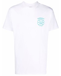 T-shirt à col rond imprimé blanc RIPNDIP