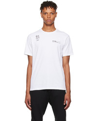 T-shirt à col rond imprimé blanc RLX Ralph Lauren