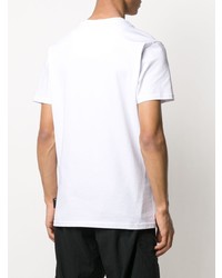 T-shirt à col rond imprimé blanc Philipp Plein