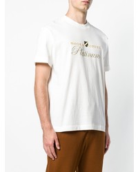 T-shirt à col rond imprimé blanc Alexander Wang