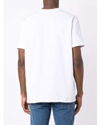 T-shirt à col rond imprimé blanc OSKLEN