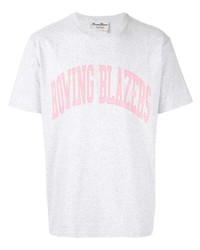 T-shirt à col rond imprimé blanc ROWING BLAZERS