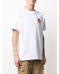 T-shirt à col rond imprimé blanc Dickies