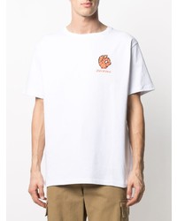 T-shirt à col rond imprimé blanc Dickies