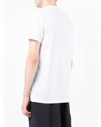 T-shirt à col rond imprimé blanc PS Paul Smith