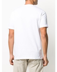 T-shirt à col rond imprimé blanc PS Paul Smith